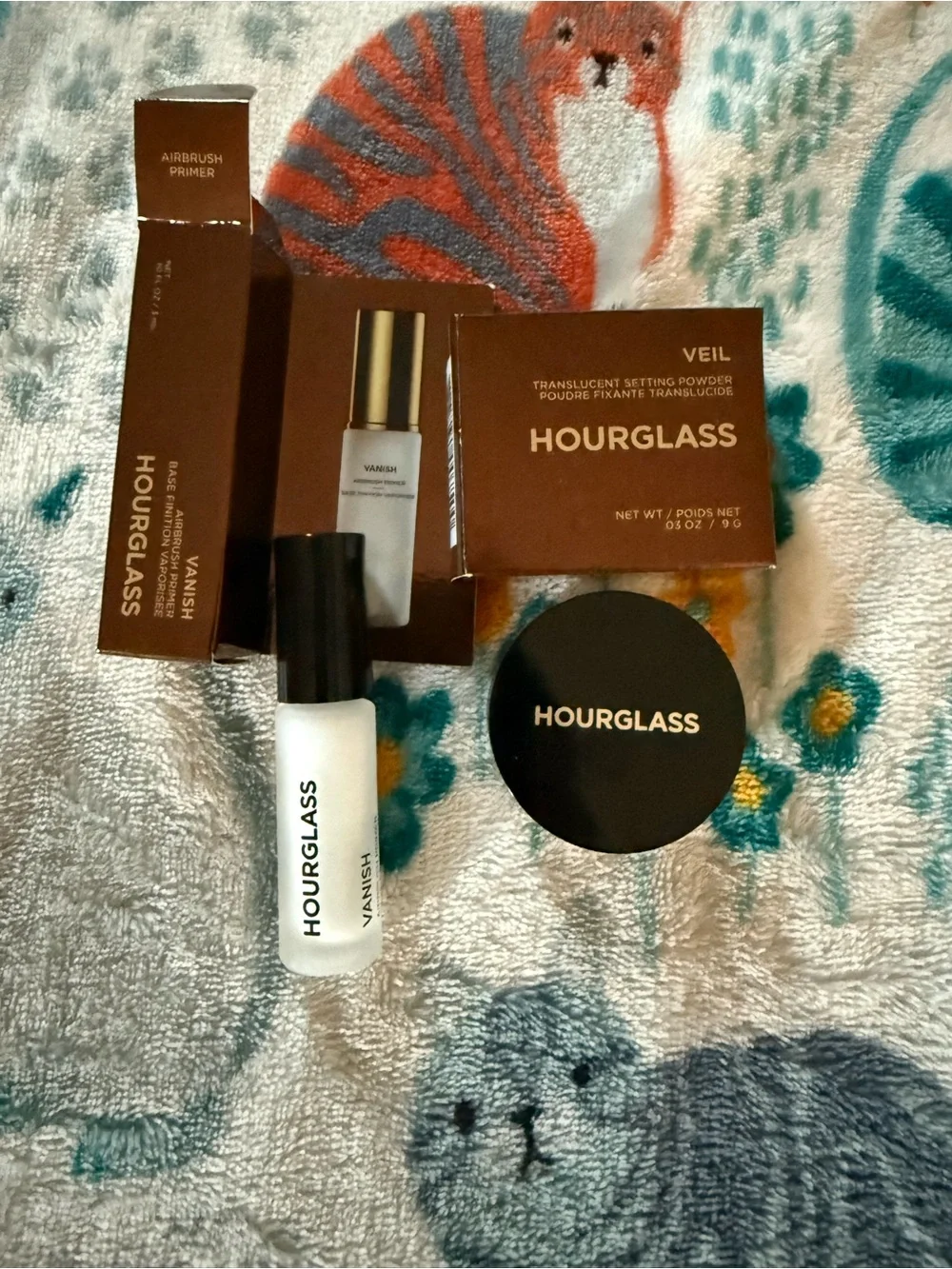 Hourglass Vanish Primer & Veil Translucent Setting Powder Duo -Mini .03oz. .10oz